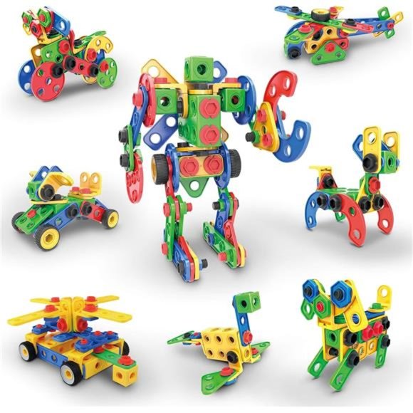 152 Pieces Building Block Set Kid Toy STEM Construction Sensory Toys Gifts - Picture 1 of 6